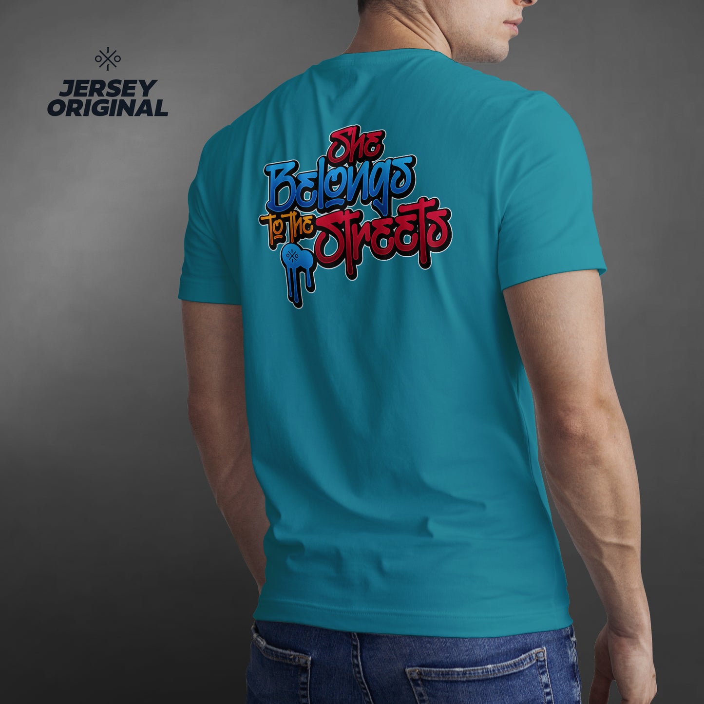 She Belongs to the Streets (Jersey Original) T-shirt